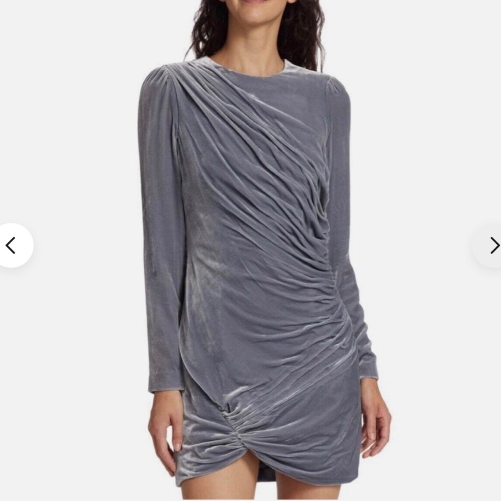 Cinq a Sept Rebeka Velvet Mini Dress